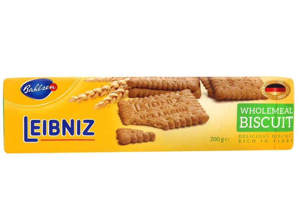 Bánh quy ngũ cốc nguyên hạt Leibniz Bahlsen gói 200g 1