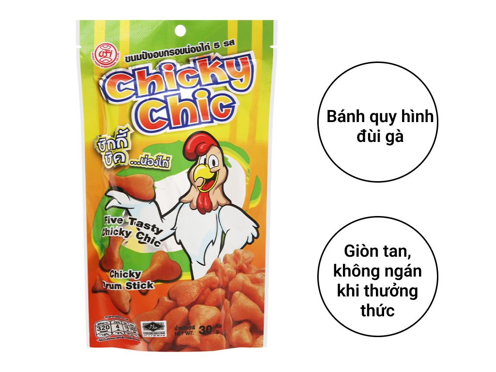 Bánh đùi gà Chicky Drum Stick 30g giá tốt tại Bách hoá XANH