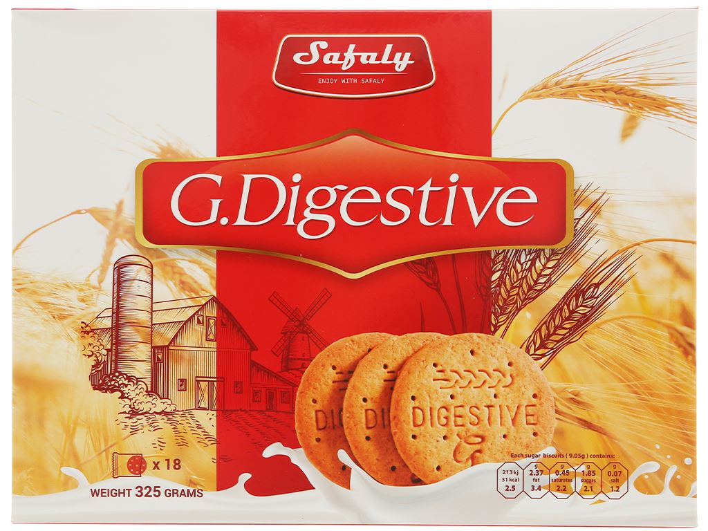 Bánh quy Grona G-Digestive hộp 325g 1