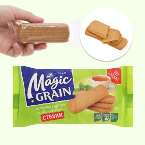 Bánh quy bơ với đường ăn kiêng chiết xuất Stevia DIAL-K Magic Grain gói 150g
