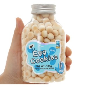 Bánh trứng mini hương sữa I.B.O hủ 100g
