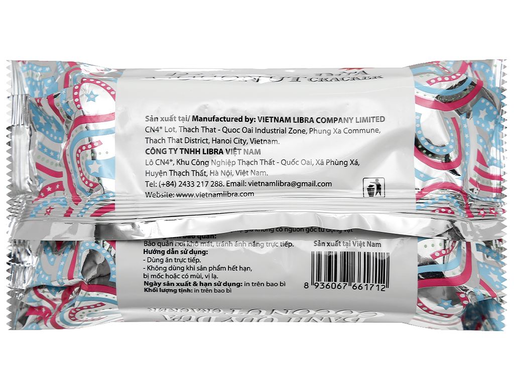 Bánh quy dừa tròn Libra gói 160g giá tốt tại Bách hoá XANH