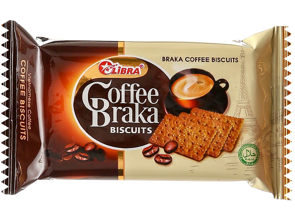 Bánh quy cà phê Braka Libra 150g giá tốt tại Bách hoá XANH