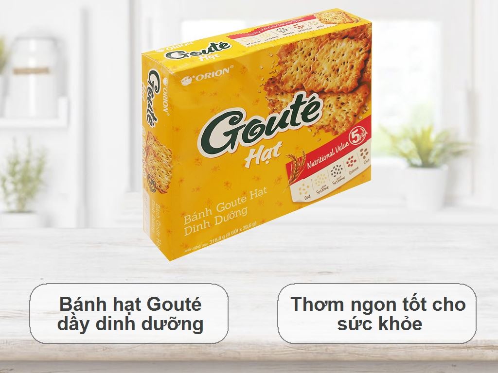 Goute hạt có thành phần dinh dưỡng gì?
