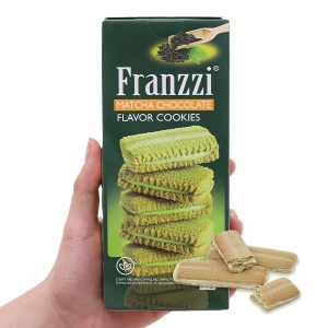 Bánh quy vị sô cô la trà xanh Franzzi hộp 115g