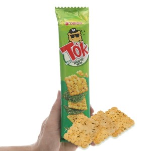 Bánh khoai tây nướng vị tảo biển TOK gói 38.5g