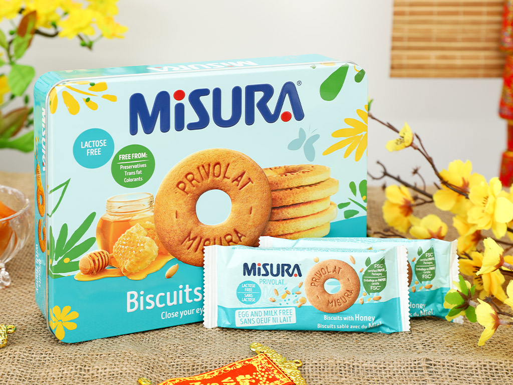 Bánh quy mật ong Misura hộp 400g tại Bách hóa XANH