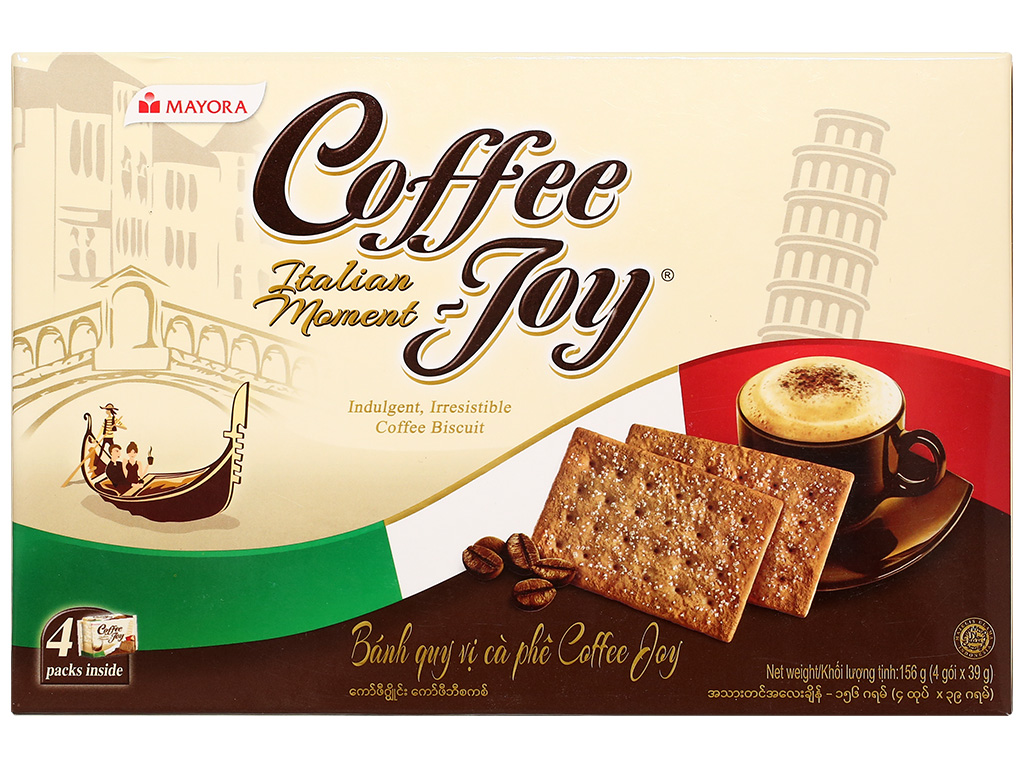 Bánh quy vị cà phê Coffee Joy hộp 180g 7