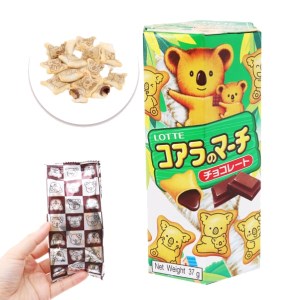 Bánh gấu nhân kem socola Lotte Koala's March hộp 37g