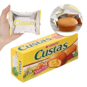 Bánh kem trứng Custas hộp 141g (6 cái)