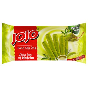 Bánh quế Jojo nhân kem trà xanh 125g