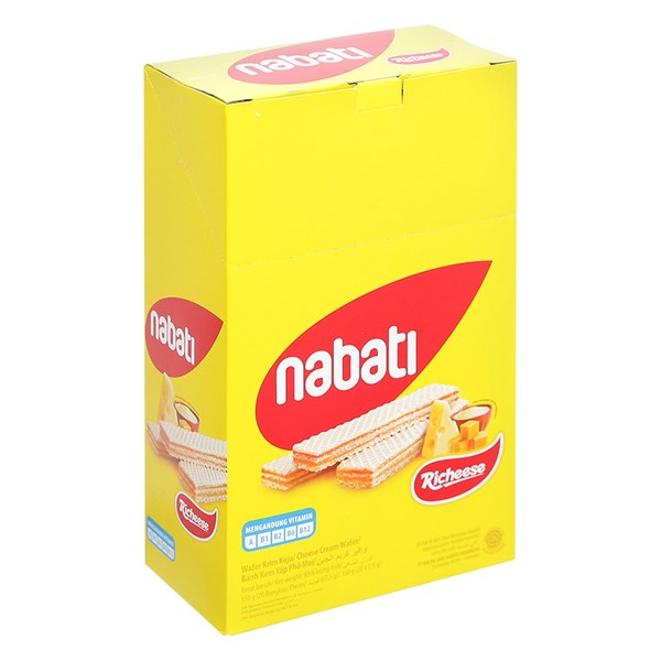 Bánh Xốp Nabati Phô Mai Hộp 150G (20 Cái)