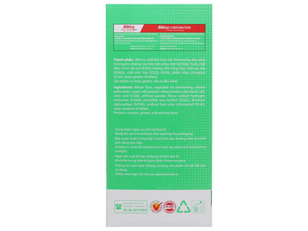 Bánh kem xốp hương cốm Roppy 240g giá tốt tại Bách hoá XANH