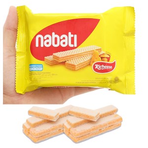 Bánh xốp nhân phô mai Nabati gói 50g