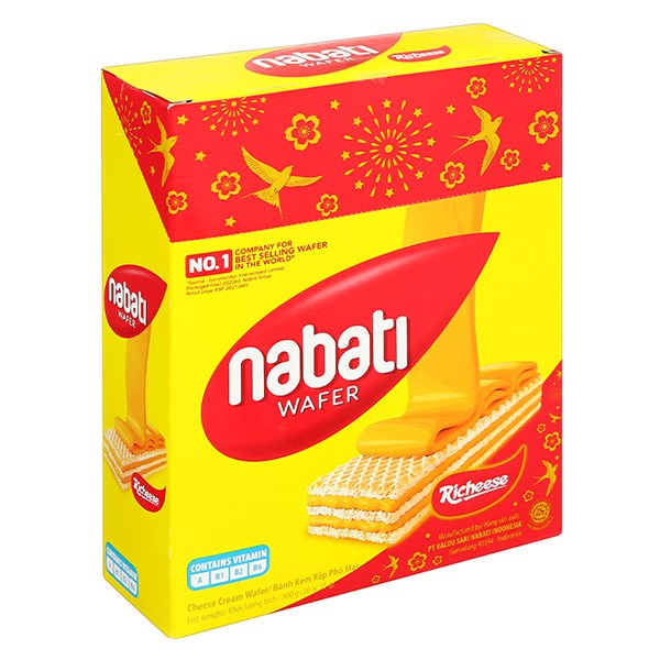 Bánh Xốp Nabati Phô Mai Hộp 300G (20 Cái)