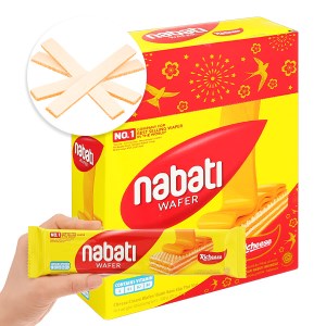 Bánh xốp nhân phô mai Nabati hộp 300g