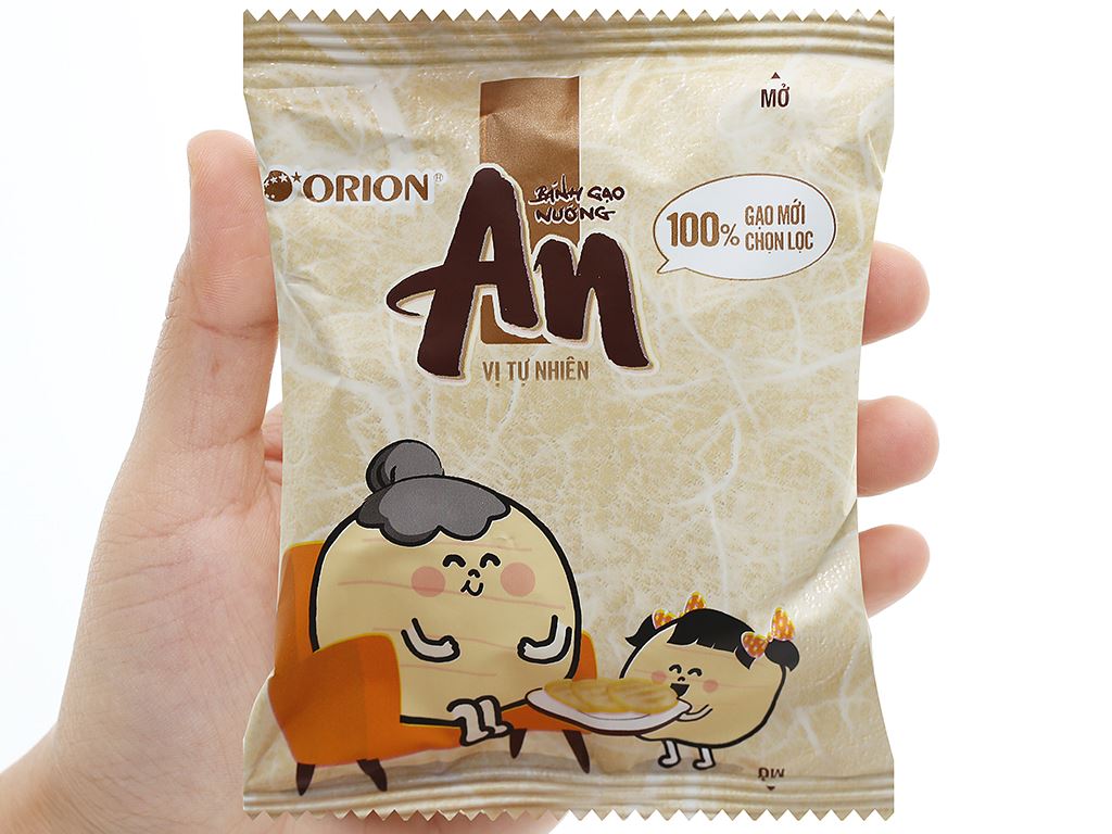 Bánh gạo nướng vị tự nhiên Orion An gói 151.2g 13