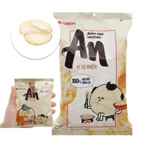 Bánh gạo nướng vị tự nhiên Orion An gói 151.2g