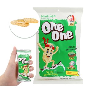 Bánh gạo tảo biển bạch tuộc nướng One One gói 104g