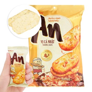 Bánh gạo nướng vị cá Nhật thượng hạng Orion An gói 100.8g