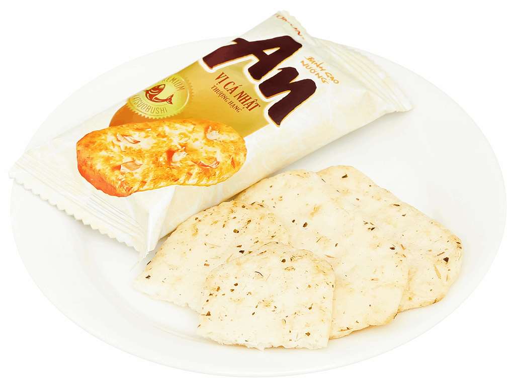 Bánh gạo Orion vị cá nhật thượng hạng gói 117.6g 5