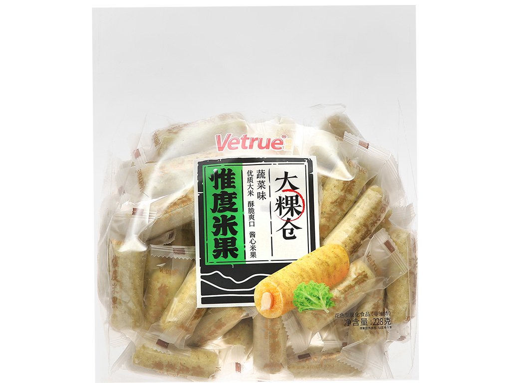 Bánh gạo vị rau củ Rice Fruit gói 228g tại Bách hóa XANH