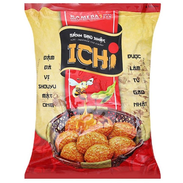 Bánh Gạo Nhật Ichi Vị Shouyu Mật Ong Gói 180G (Từ 1 Tuổi)