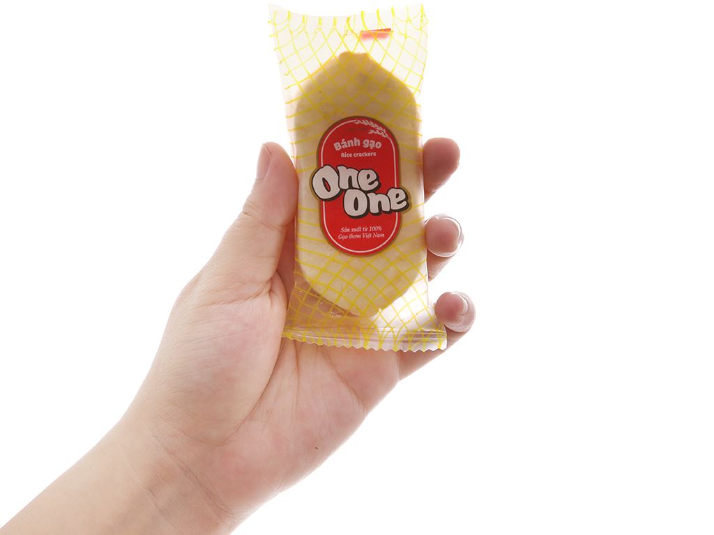 Bánh gạo One One vị tôm nướng gói 150g 6