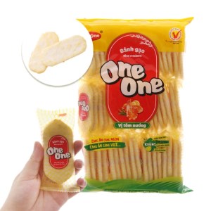 Bánh gạo vị tôm nướng One One gói 150g