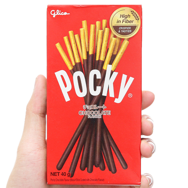 Bánh que Glico Pocky vị dâu hộp 38g (từ 3 tuổi) - Giao bao bì ngẫu nhiên 36