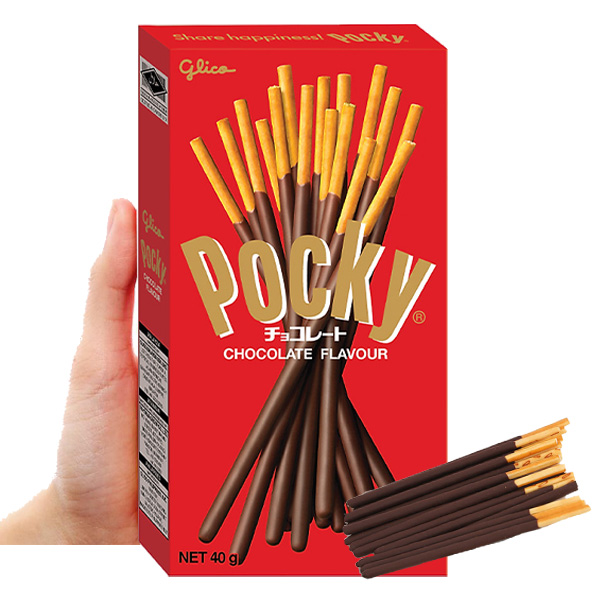 HỘP BÁNH POCKY VỊ COOKIES & CREAM 40G THƠM BÉO HẤP DẪN