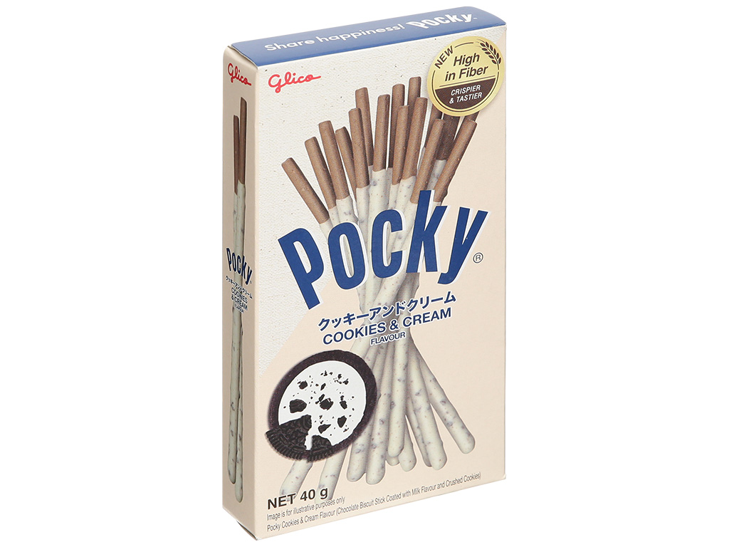 BÁNH POCKY DOUBLE CHOCOLATE 39G CUNG CẤP NĂNG LƯỢNG CHO NGÀY DÀI