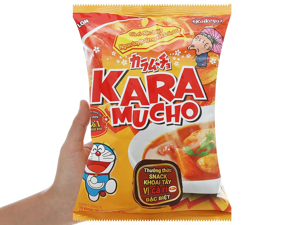 Snack khoai cà ri Karamucho 44g giá tốt tại Bách hoá XANH
