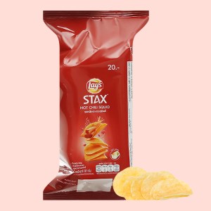 Snack khoai tây vị mực sốt cay Lay's stax gói 38g