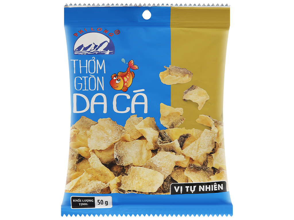 Snack da cá vị tự nhiên Phi Long gói 50g tại Bách Hóa XANH