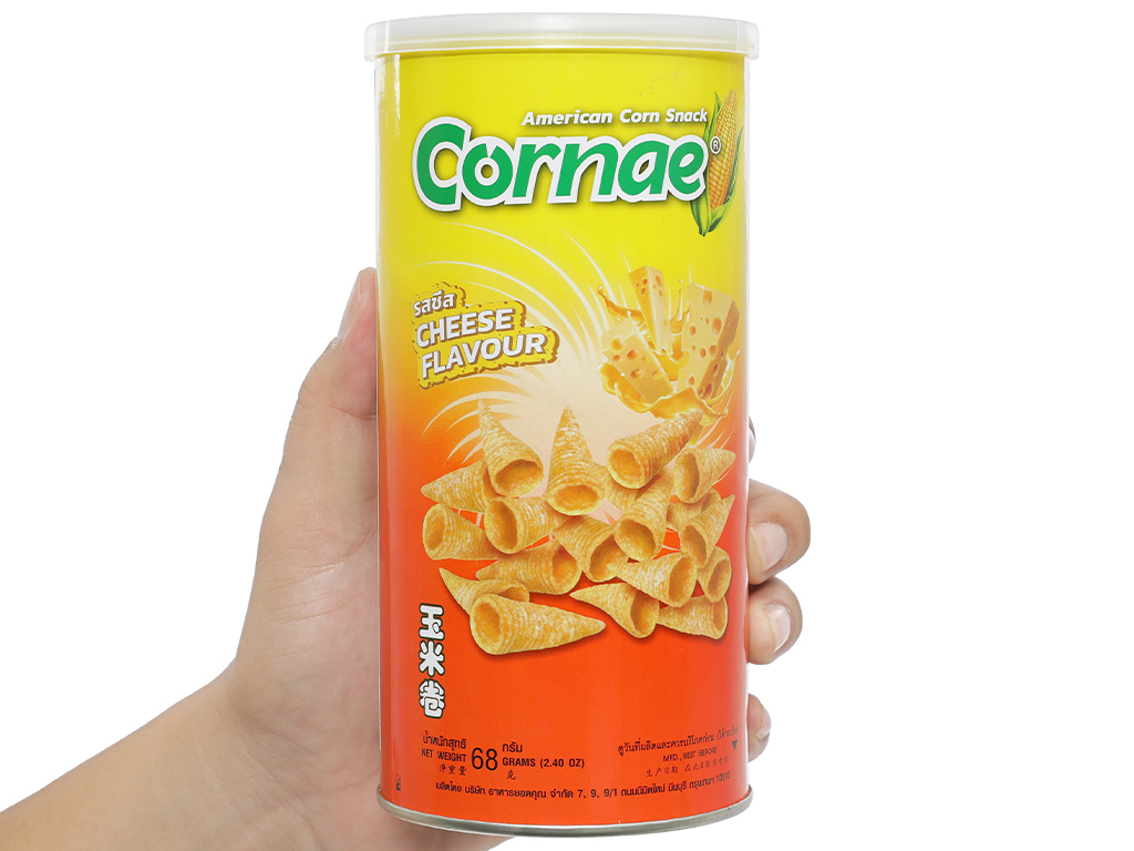 Bánh snack bắp Mỹ vị phô mai Cornae 68g tại Bách hóa XANH