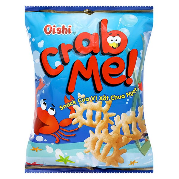 Snack Vị Cua Sốt Chua Ngọt Oishi Crab Me 35G (Từ 3 Tuổi)