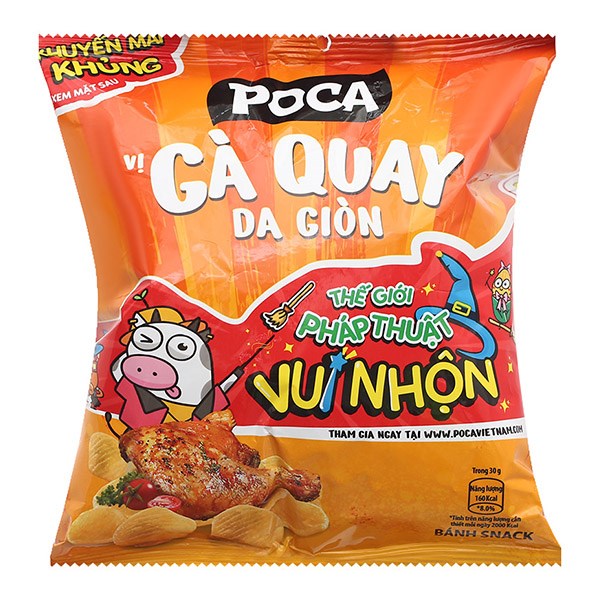 Snack vị gà quay da giòn Poca thơm ngon, giá tốt, chính hãng - AVAKids.com