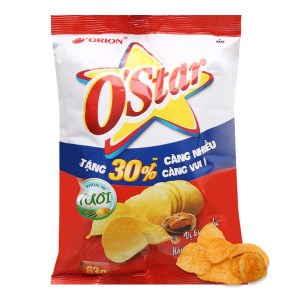 Snack vị kim chi O'Star 63g