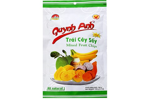 Trái cây sấy Quỳnh Anh gói 100g