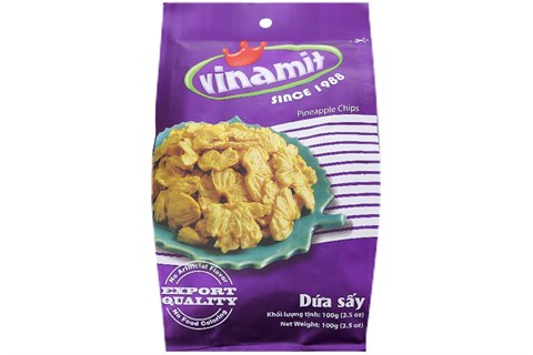 Dứa sấy Vinamit gói 100g