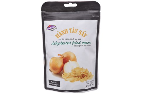 Hành tây sấy Vinamit vị muối tiêu gói 30g