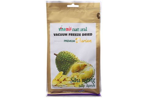 Sầu riêng sấy lạnh Premium Vinamit gói 50g
