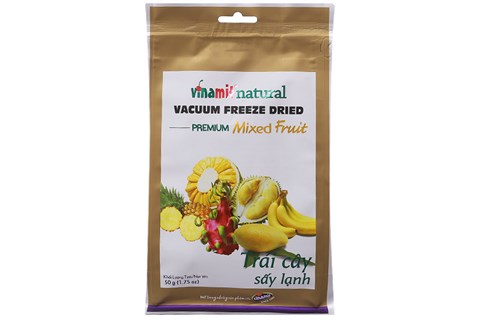 Trái cây sấy lạnh Vinamit gói 50g