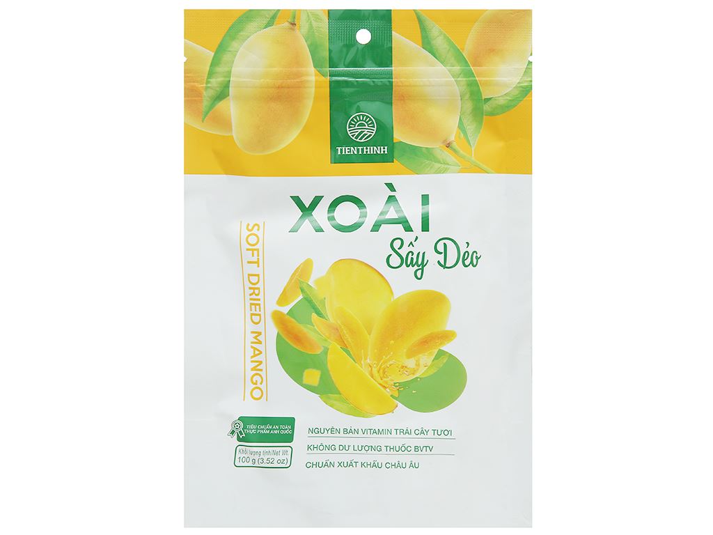 Xoài sấy dẻo Tiến Thịnh túi 100g 1