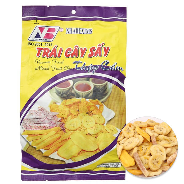 Trái cây rau củ sấy Nhabexims 200g