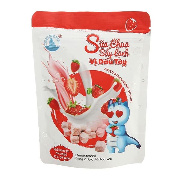 Sữa chua khô sấy lạnh vị xoài Hạ Long gói 16g (từ 1 tuổi) 5