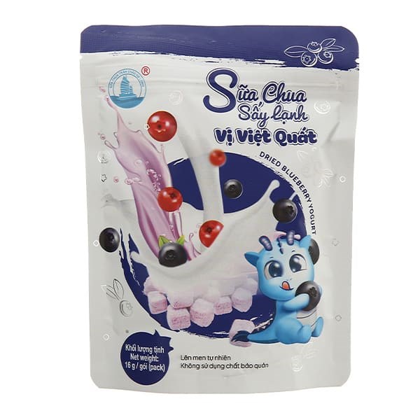 Sữa chua khô sấy lạnh vị dâu Hạ Long gói 16g (từ 1 tuổi) - AVAKids.com