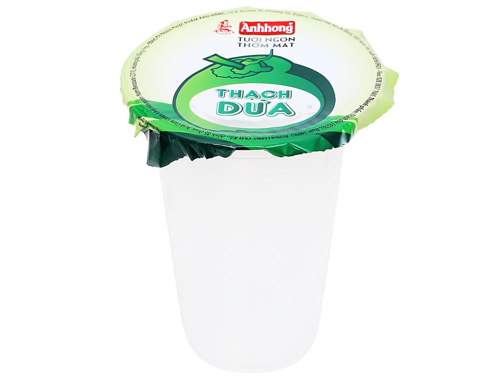 Thạch dừa Ánh Hồng lốc 6 ly 190g 3