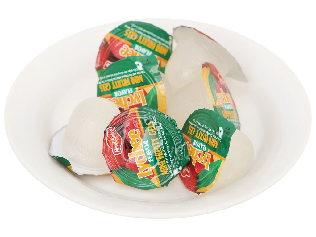 Thạch rau câu hương trái vải New Choice gói 300g 6